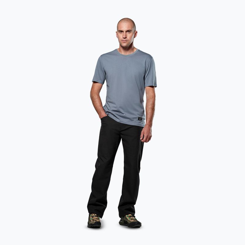 Herren Salewa Eagle Logo Patch T-shirt 8100 java blau 2