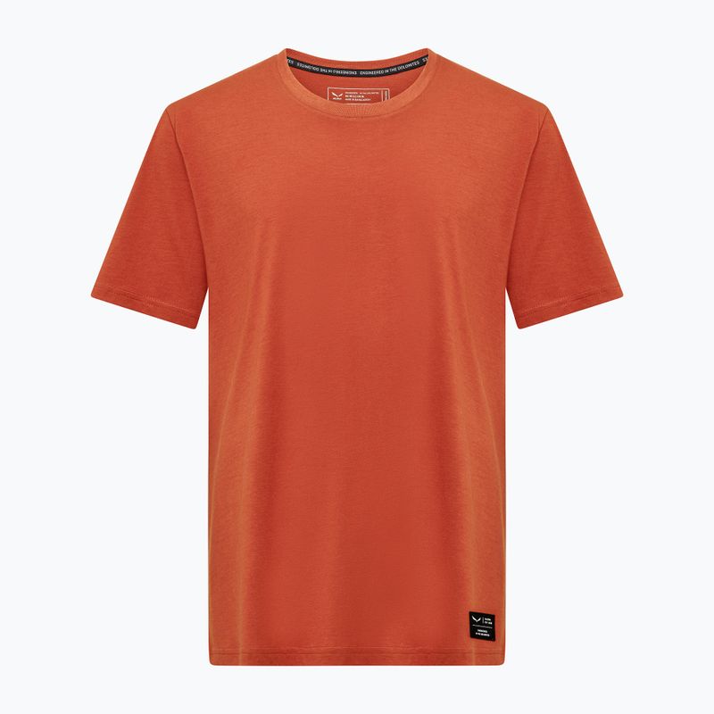 Herren Salewa Eagle Logo Patch T-shirt 7240 bombay braun
