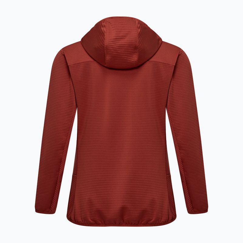 Damen-Trekking-Sweatshirt Salewa Puez Altavia PL HD etruskisch rot 7