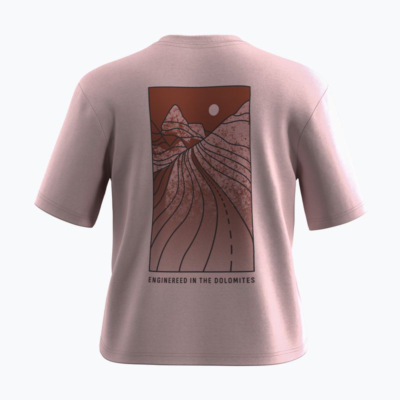Damen Salewa Eagle Sonnenuntergang Lose T-Shirt zephyr 2