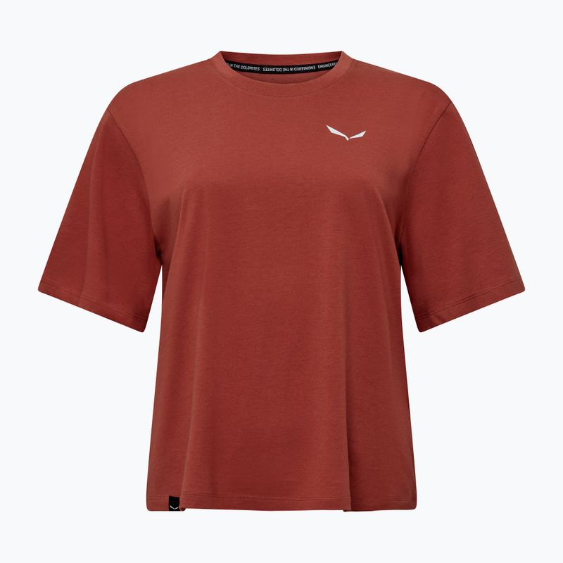 Damen Salewa Eagle Sonnenuntergang Loose t-shirt etruscan rot 5
