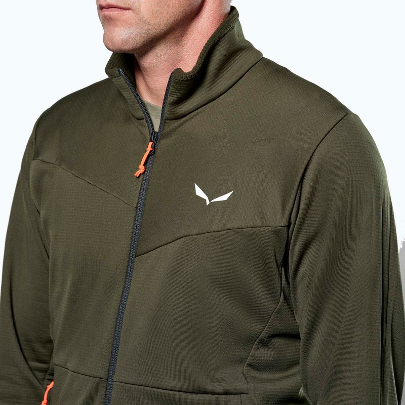 Herren-Fleecejacke Salewa Puez Cammio PL dark olive 4