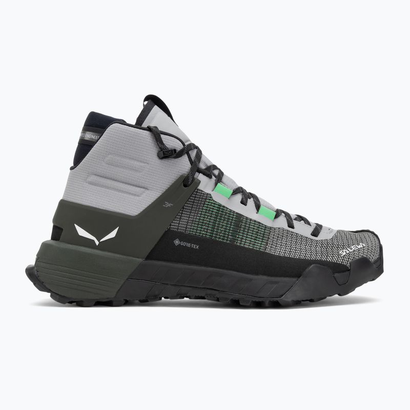 Herren Salewa Wildfire Nxt Mid GTX alloy / dunkel olivfarbener Approach-Schuh 2