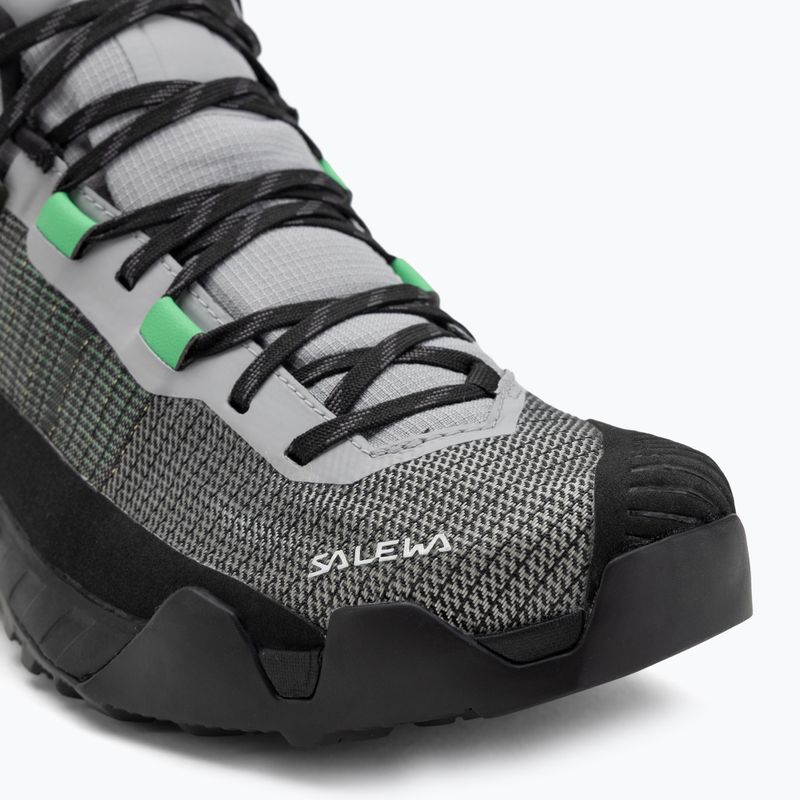Herren Salewa Wildfire Nxt Mid GTX alloy / dunkel olivfarbener Approach-Schuh 7