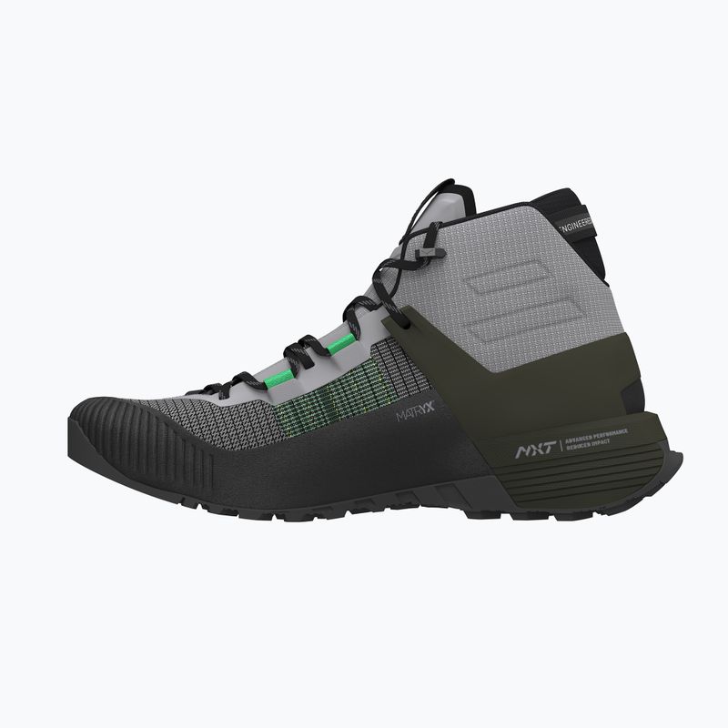 Herren Salewa Wildfire Nxt Mid GTX alloy / dunkel olivfarbener Approach-Schuh 2