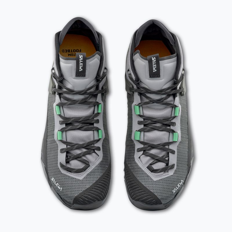 Herren Salewa Wildfire Nxt Mid GTX alloy / dunkel olivfarbener Approach-Schuh 3