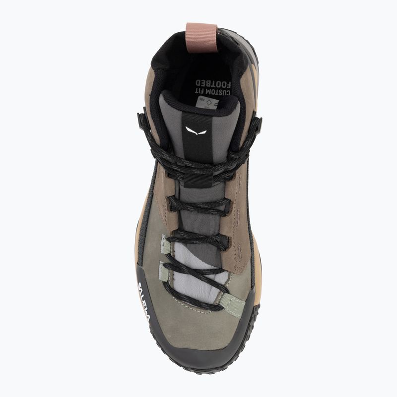 Salewa Damen-Trekkingstiefel Puez Leather Mid Ptx Bungee Cord / onyx 5
