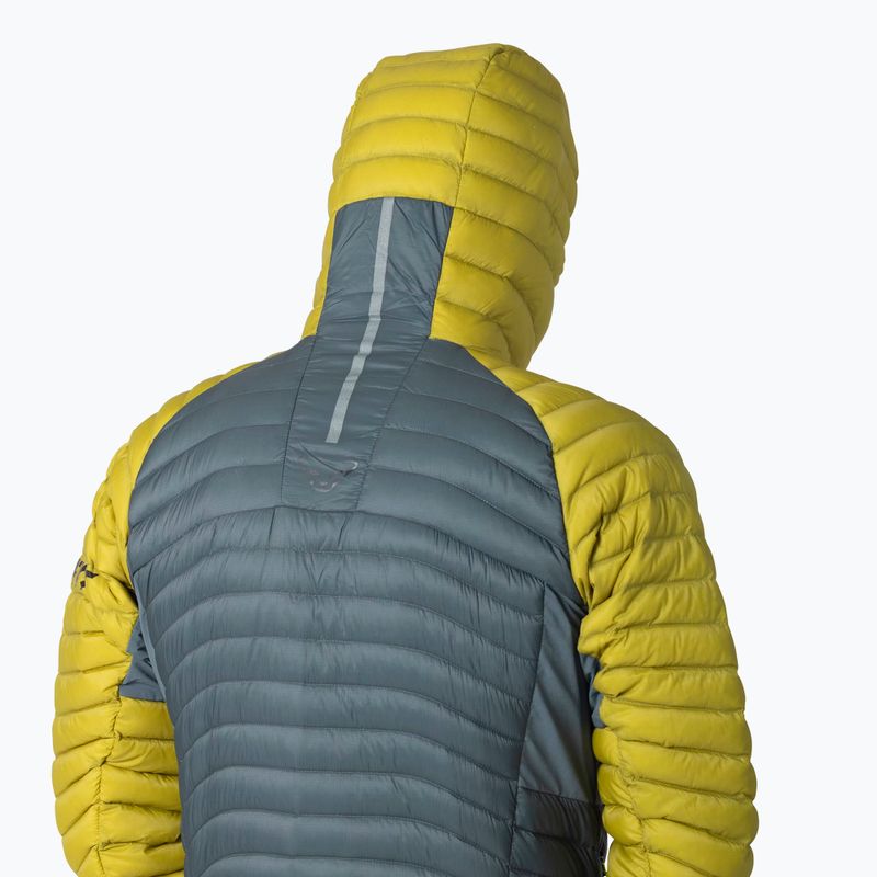 Herren-Daunenjacke DYNAFIT Radical Down RDS Hooded golden lime 4
