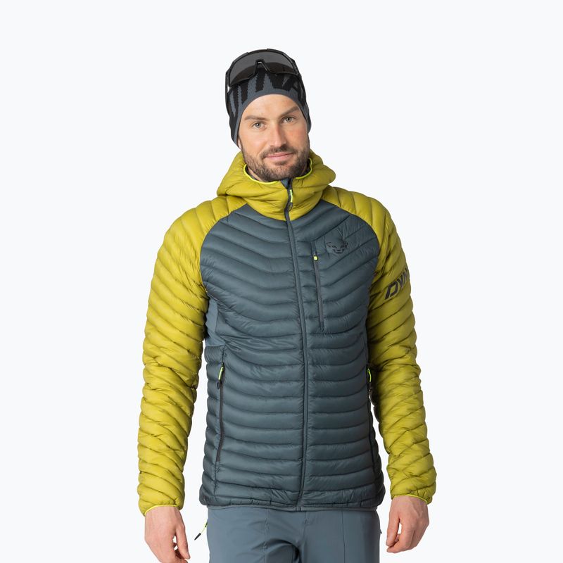 Herren-Daunenjacke DYNAFIT Radical Down Hooded golden lime/0720