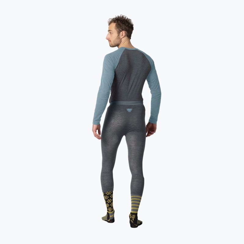 Herren Langarm-Funktionsshirt DYNAFIT Tour Light Merino smoke blue 3
