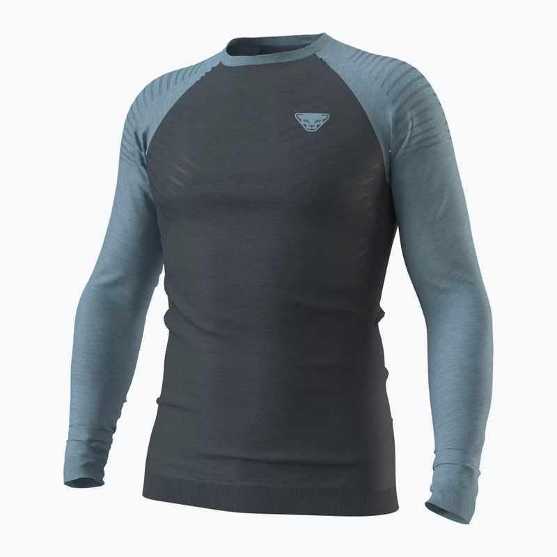 Herren Langarm-Funktionsshirt DYNAFIT Tour Light Merino smoke blue 4