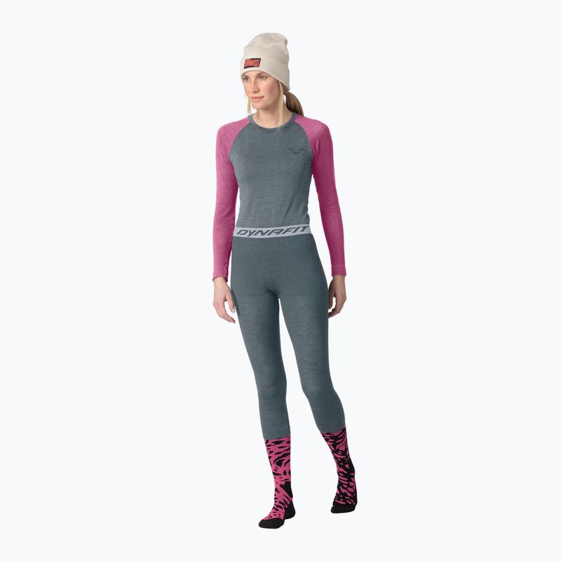 Damen Thermoaktivshirt DYNAFIT Tour Light Merino magenta 2