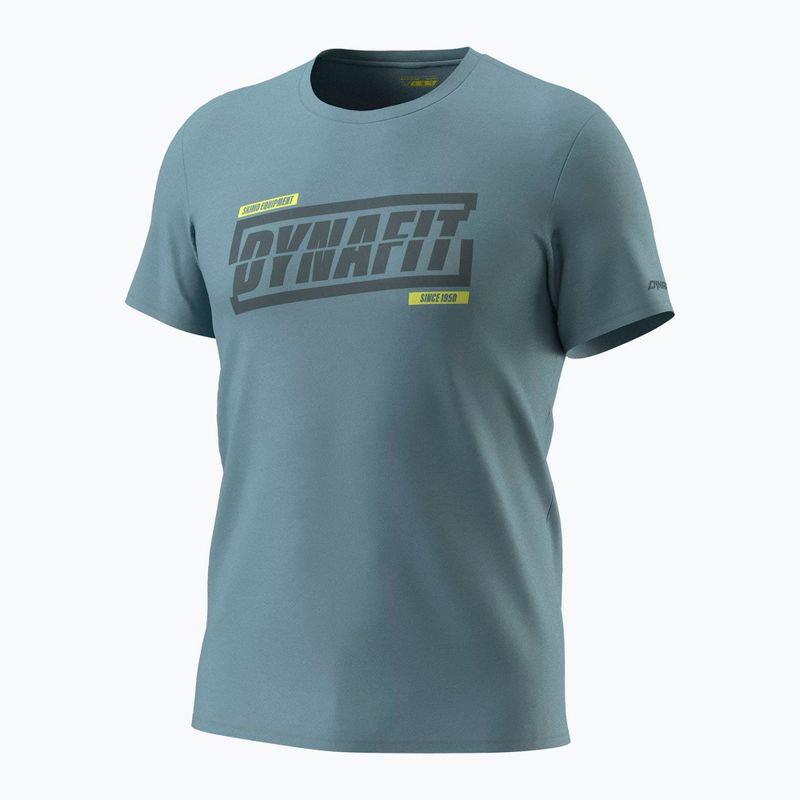 Herren-T-Shirt DYNAFIT Graphic CO smoke blue/tabloid 4