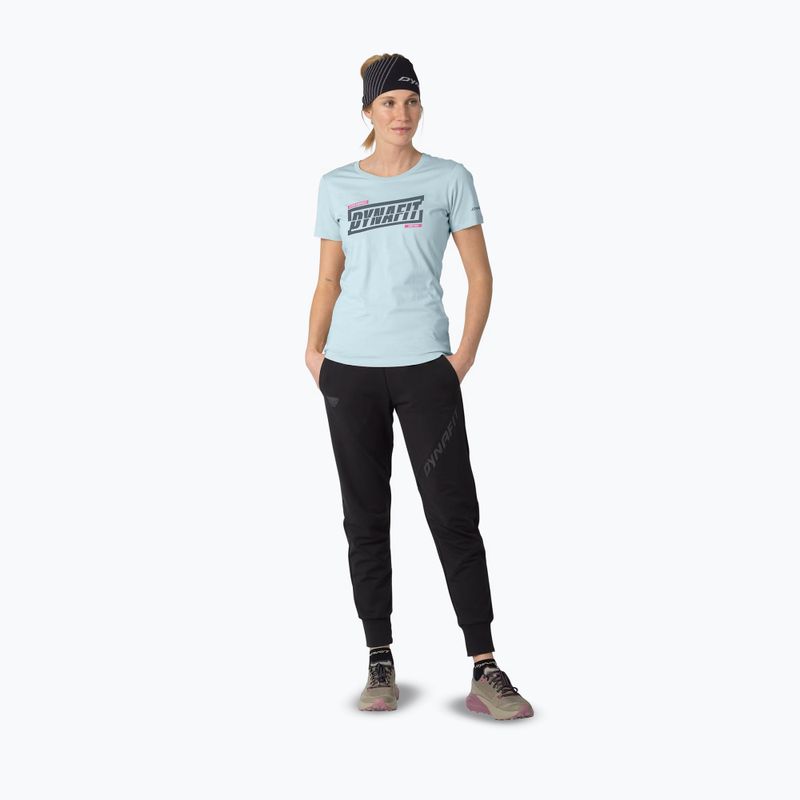 Damen-T-Shirt DYNAFIT Graphic Co cloud blue/tabloid 2