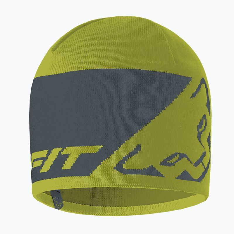 Wintermütze DYNAFIT Leopard Logo golden lime/0720