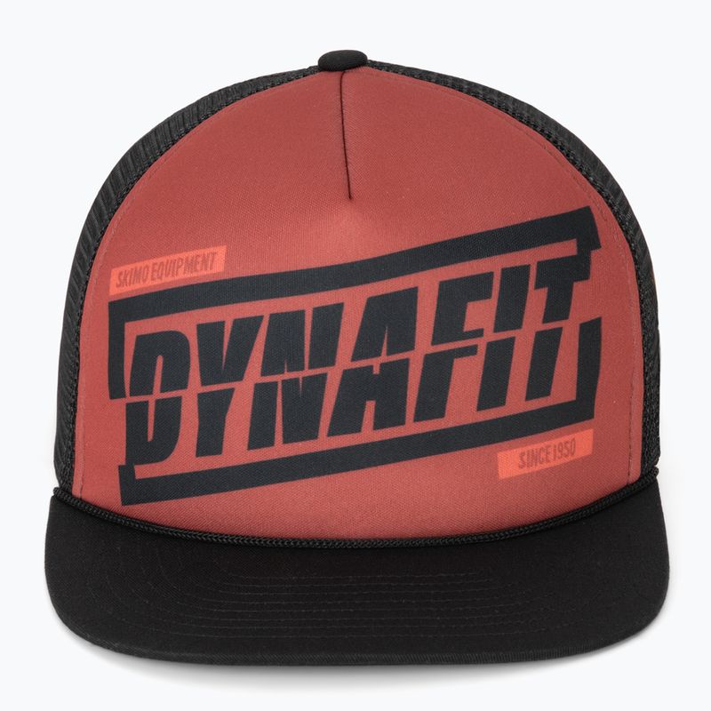 Basecap DYNAFIT Graphic Trucker mineral red/tabloid 2