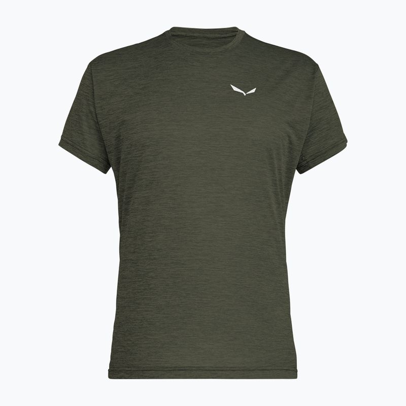 Herren-T-Shirt Salewa Puez Melange Dry faded green melange