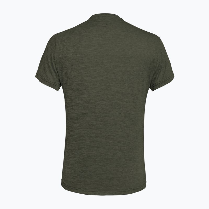 Herren-T-Shirt Salewa Puez Melange Dry faded green melange 2