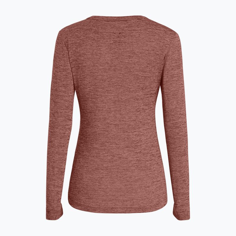 Damen-Trekking-Longsleeve Salewa Puez Melange Dry desert pink melange 2
