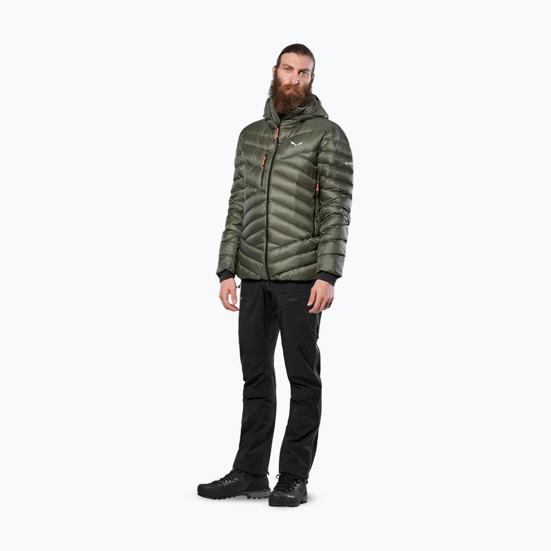 Herren Daunenjacke Salewa Ortles Med 3 Rds Dwn faded green 2