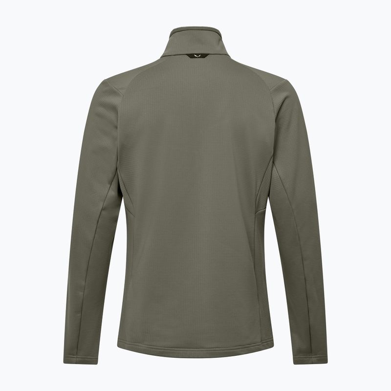 Herren-Trekkingsweatshirt Salewa Puez Cammio Polarlite Half Zip Faded Green 2