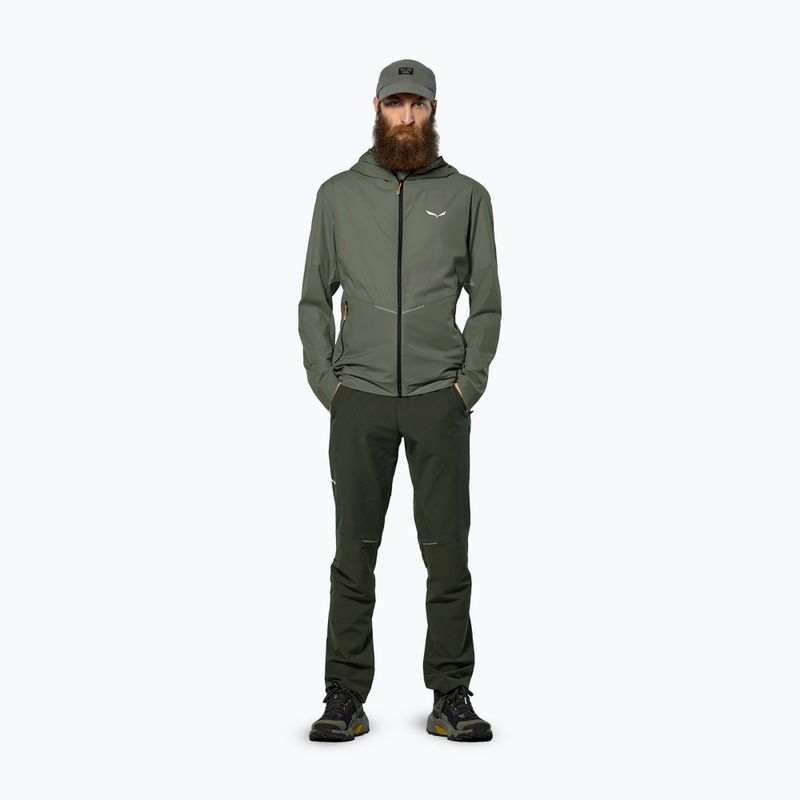 Herren-Windjacke Salewa Pedroc Wind Hood faded green 2