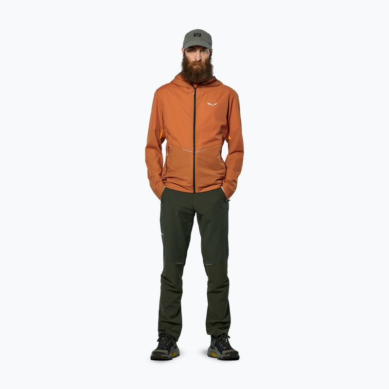 Herren-Windjacke Salewa Pedroc Wind Hood bombay brown 2