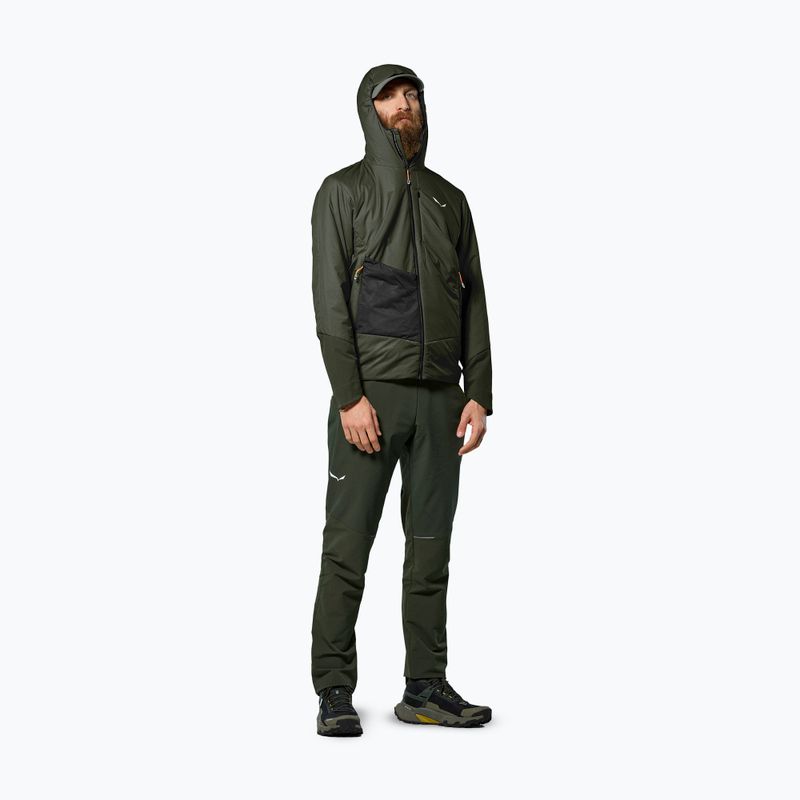 Herren-Hybridjacke Salewa Pedroc Tirol Wool Air Hybrid dark olive 2