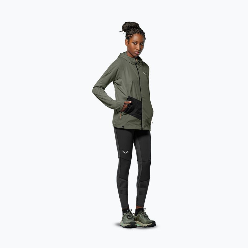 Damen-Windjacke Salewa Pedroc Polarlite Wind Hood faded green 2