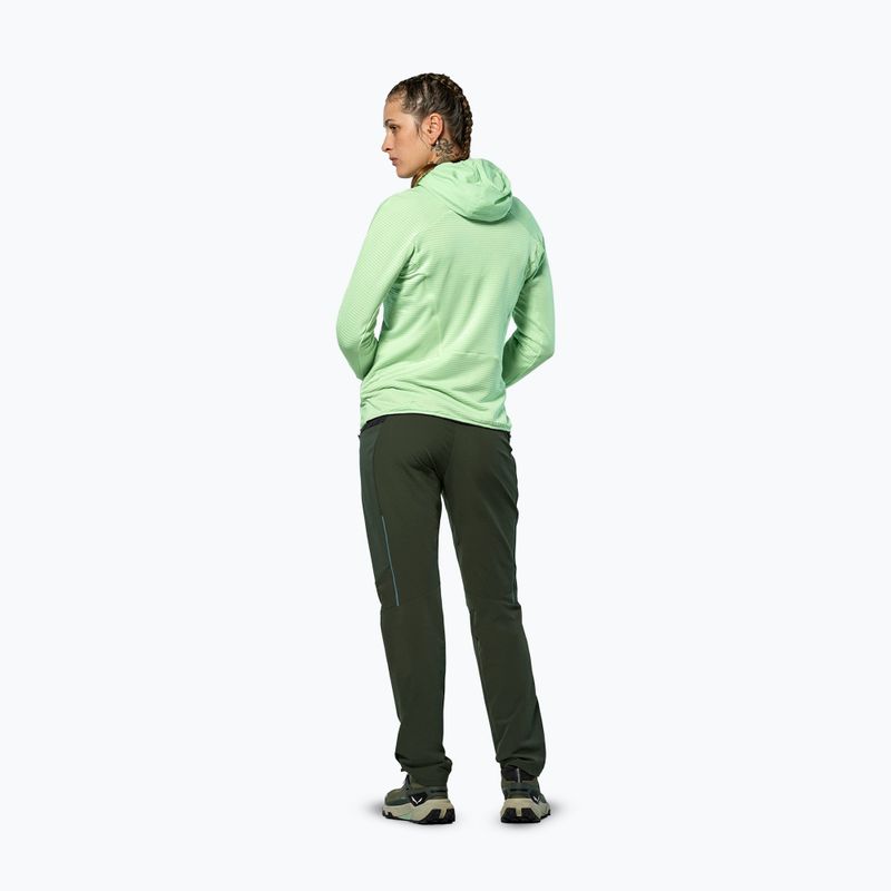 Damen-Windjacke Salewa Pedroc Polarlite Wind Hood pastel green 3