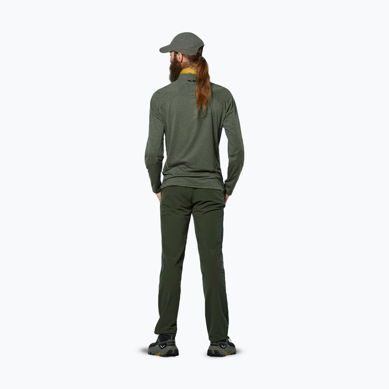 Herren-Longsleeve Salewa Pedroc Dry Wind Half Zip Tee faded green 3