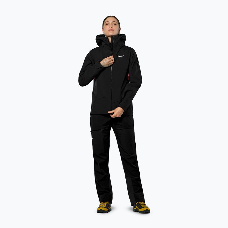 Damen-Regenjacke Salewa Ortles GTX 3L EPE black out 2