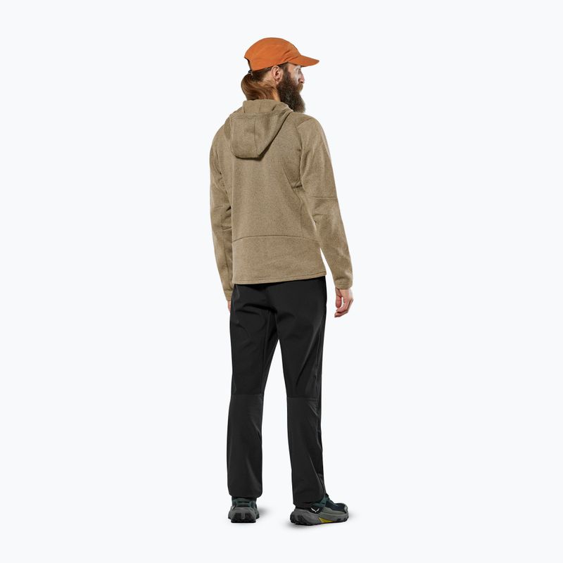Herren Trekking-Fleecejacke Salewa Puez Rocca Polarlite Hood quicksand 3