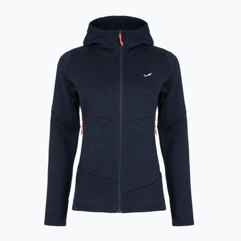 Herren Trekking-Fleece Salewa Puez Rocca Polarlite Hood navy blazer