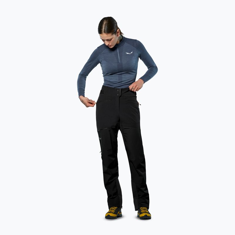 Damen-Trekkinghose Salewa Ortles Duratretch/Stormwall black out 2