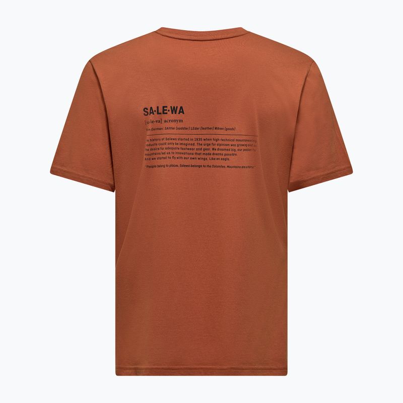 Herren-Shirt Salewa Eagle Vocab bombay brown 6