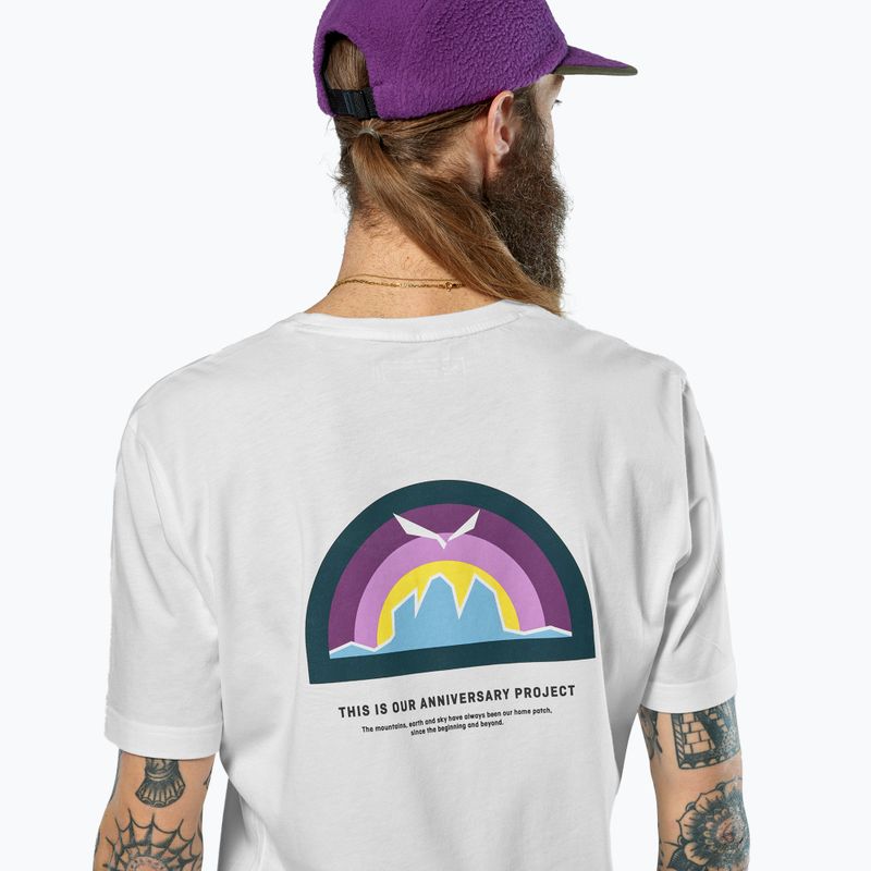 Herren-T-Shirt Salewa Eagle Anniversary optical white 4