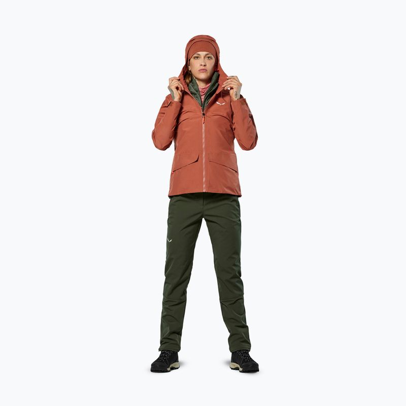 Damen-Regenjacke Salewa Puez GTX 2L EPE etruscan red 2