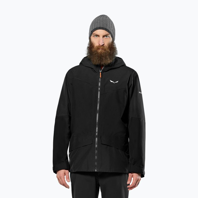 Herren-Regenjacke Salewa Puez GTX 2L EPE black out