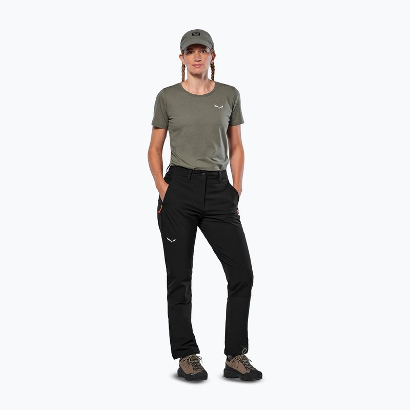 Damen-Softshellhose Salewa Puez Dolomia 2 black out 2