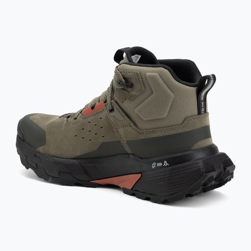 Damen-Trekkingschuhe Salewa Pedroc 2 Leather Mid PTX faded green/dark olive 3