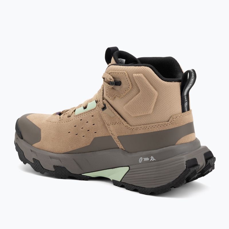 Damen-Trekkingschuhe Salewa Pedroc 2 Leather Mid PTX quicksand/bungee cord 3