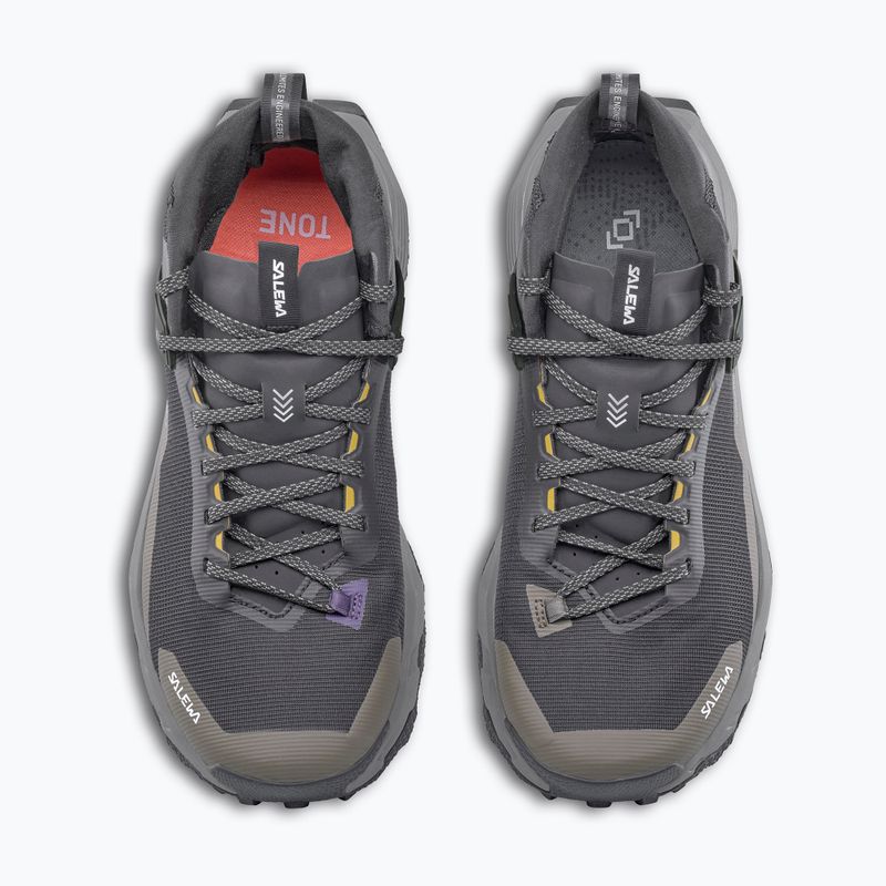 Herren-Trekkingschuhe Salewa Pedroc 2 Mid PTX black out/bungee cord 7