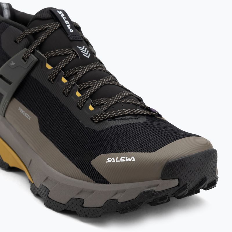 Herren-Trekkingschuhe Salewa Pedroc 2 Mid PTX black out/bungee cord 7
