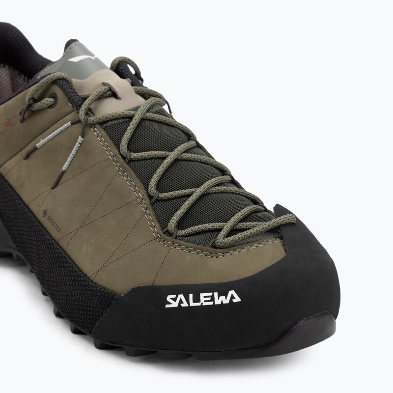 Herren Approach-Schuhe Salewa Wildfire Leather 2 GTX faded green/black 7