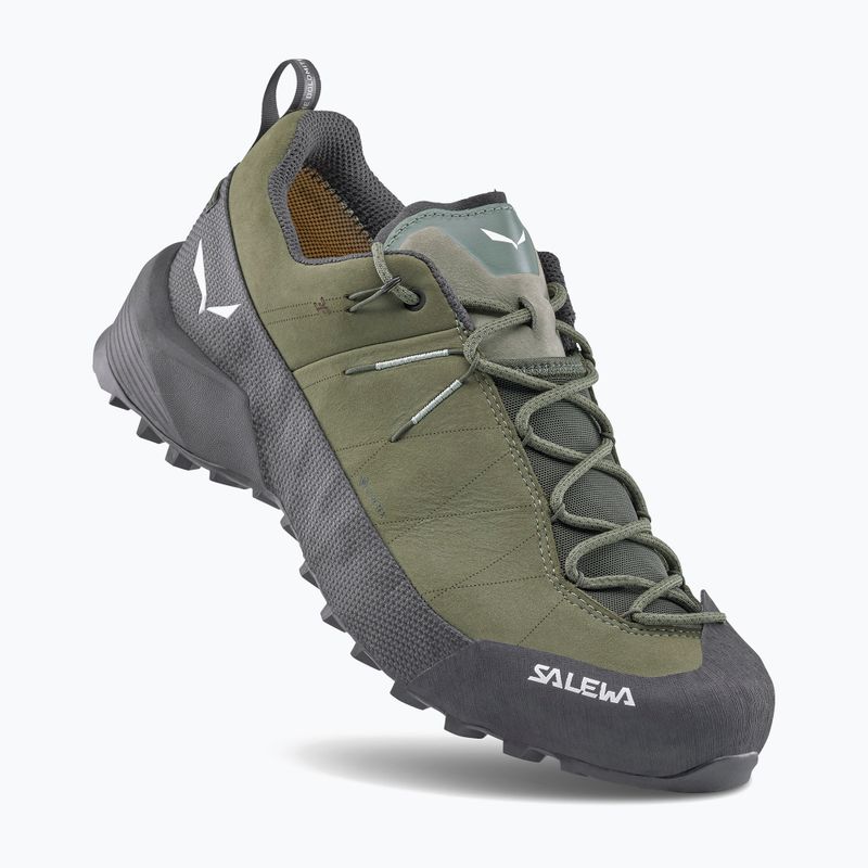 Herren Approach-Schuhe Salewa Wildfire Leather 2 GTX faded green/black 13