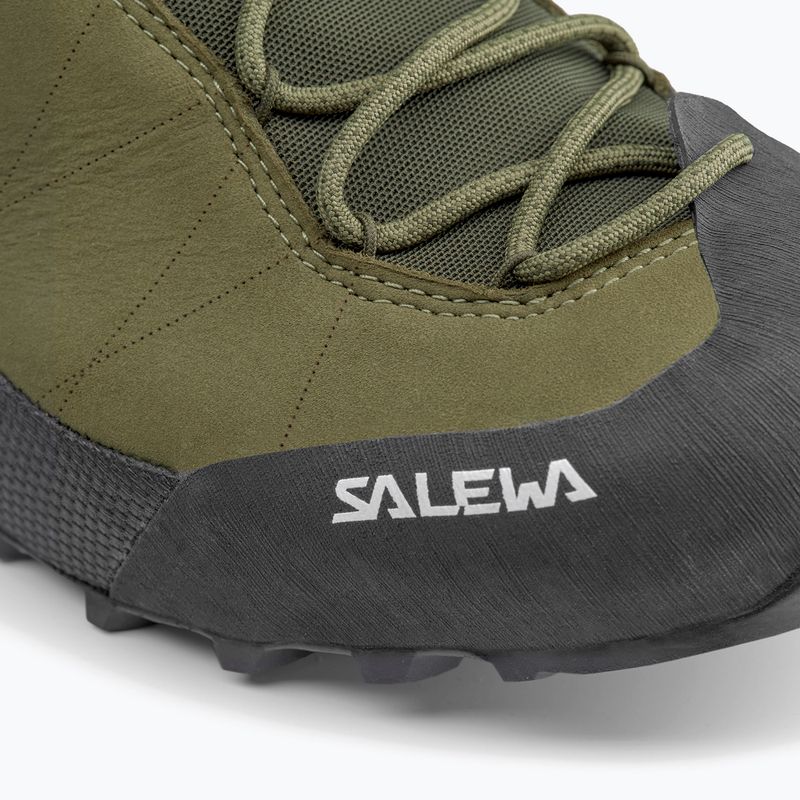 Herren Approach-Schuhe Salewa Wildfire Leather 2 GTX faded green/black 15