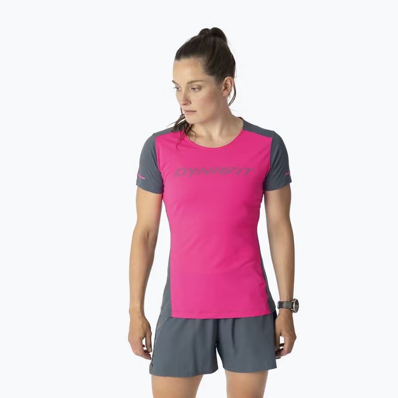 Damen-Laufshirt DYNAFIT Alpine 2 Tee pink glo