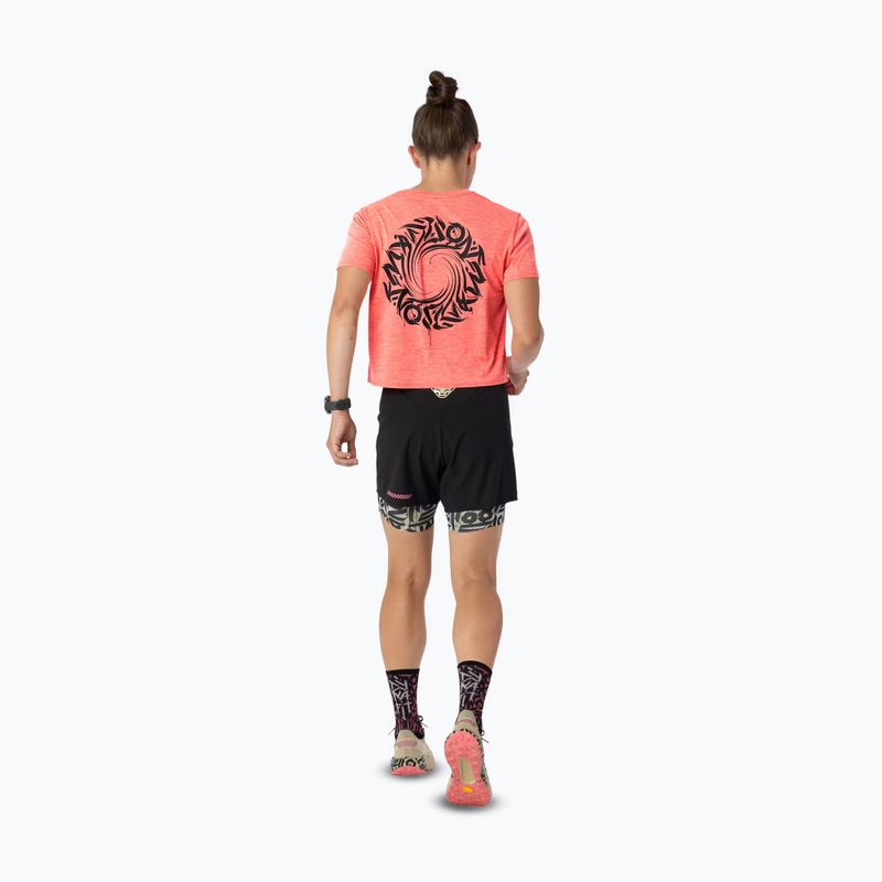 Damen-Laufshirt DYNAFIT Trail ultra coral 3