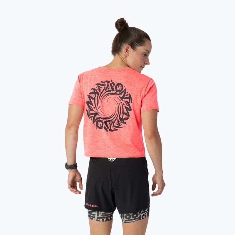 Laufshirt Damen DYNAFIT Trail ultra coral 4
